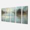 Designart - Vue from Lase House - Lake House Premium Canvas Wall Art